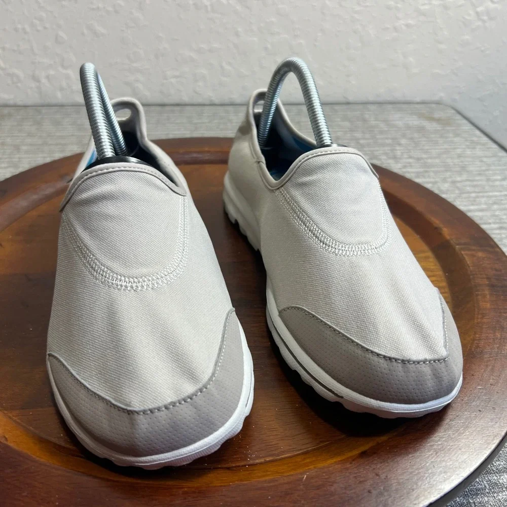 Skechers GOwalk Original Slip On Womens Walking Shoes Resalyte Gray Size 8.5